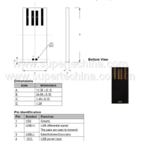 Original UDP USB Flash Drive Chip (S1A-8001C)