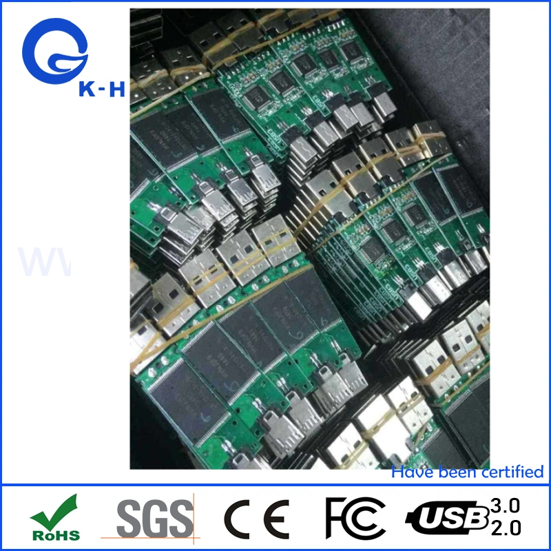 USB 2.0 3.0 Semi-Finished Chip Without Housing 128MB-512GB