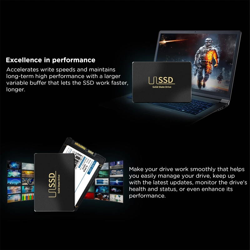 OEM ODM 2.5 Inch Internal SSD High Speed 128GB 256GB 512GB SSD