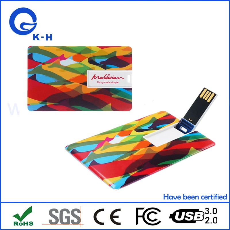 Credit Card USB 2.0 3.0 Flash Memory Drive for Wedding Gift 16GB 32GB 64GB 128GB